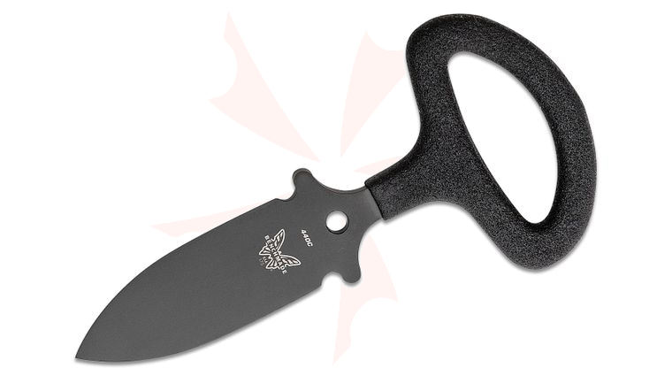 Benchmade 175BK CBK Push Dagger 2.5 inch Black Double Edge Blade, Kydex Sheath