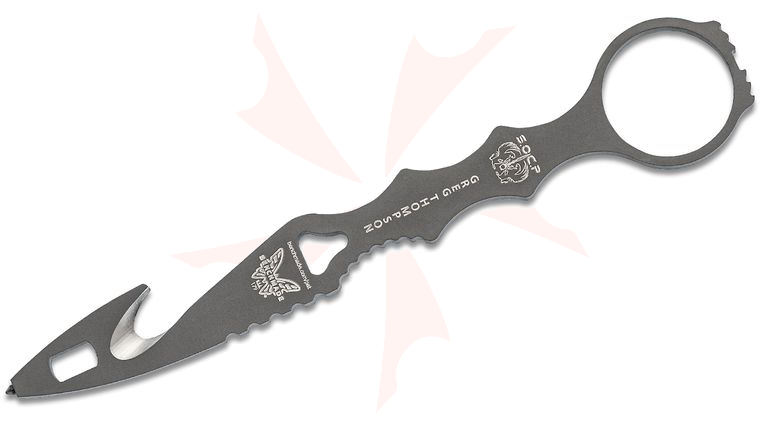 Benchmade 179GRY SOCP Rescue Hook Tool, 6.75 inch Overall, Black Sheath