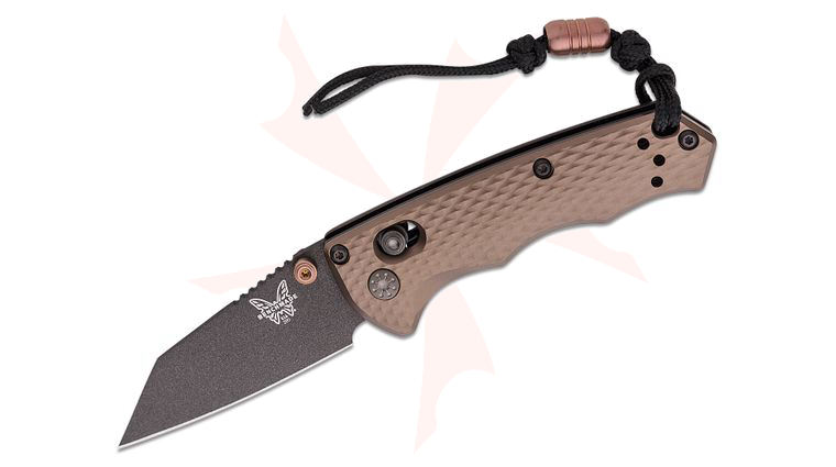 Benchmade 290BK-1 Full Immunity AXIS Folding Knife 2.49 inch CPM-M4 Cobalt Black Wharncliffe Blade, Flat Dark Earth Billet Aluminum Handles