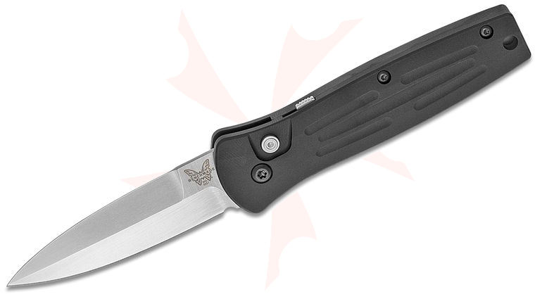 Benchmade 3551 Pardue Stimulus AUTO Folding Knife 2.99 inch 154CM Satin Plain Blade, Aluminum Handles