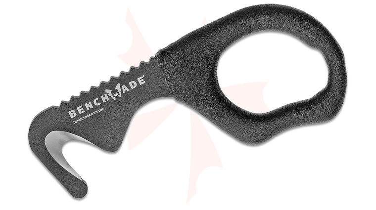 Benchmade 7 Rescue Hook Strap Cutter 440C Steel 4.3 inch Overall, Black Nylon Sheath