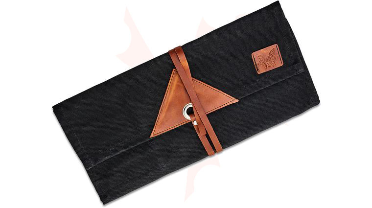 Benchmade Waxed Canvas Cutlery Knife Roll, Black