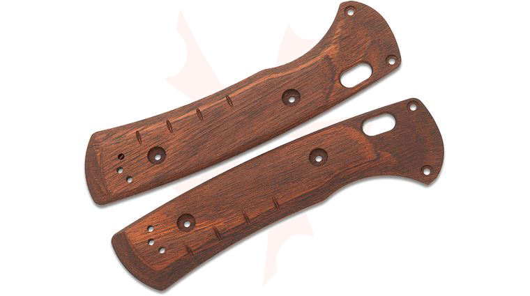 Benchmade Hunt SlipRidge Replacement Scales, Dark Brown Stabilized Wood, Knife Not Included