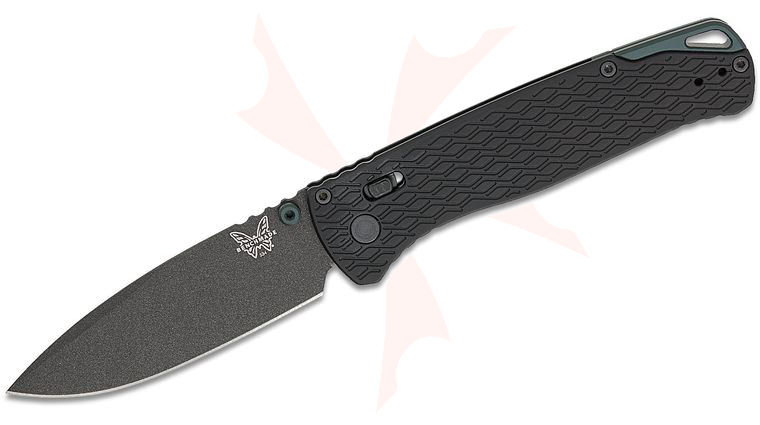 Benchmade 534BK Bugout Vapyr AXIS Folding Knife 3.24 inch MagnaCut Black Cerakote Drop Point Blade, Machined Black Aluminum Handles