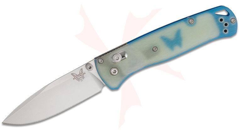 Benchmade 535-1901 Limited Edition Bugout AXIS Folding Knife 3.24 inch CPM-20CV Satin Plain Blade, Jade G10 Handles