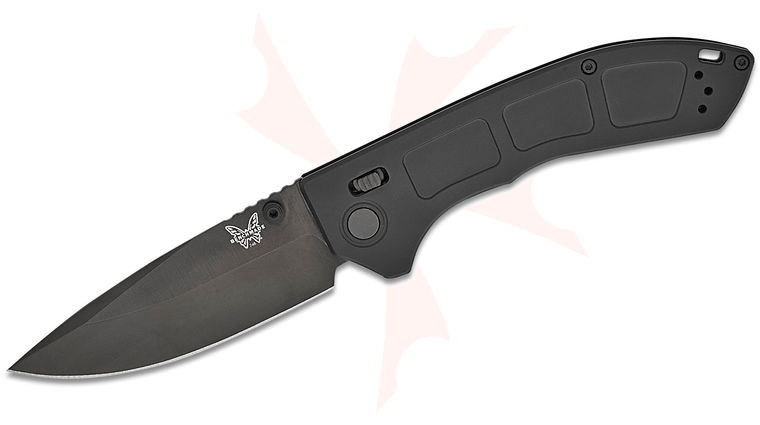 Benchmade 748BK-01 Narrows AXIS Folding Knife 3.43 inch M390 Black DLC Drop Point Blade, Black DLC Titanium Handles, Black DLC Accents