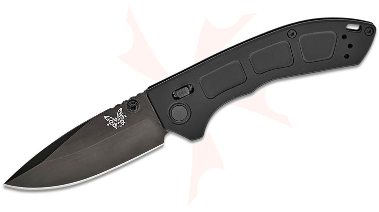 Benchmade 743-BK01 Mini Narrows AXIS Folding Knife 2.98 inch CPM-20CV Black DLC Drop Point Blade, Black DLC Titanium Handles, DLC Accents