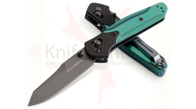 Benchmade 940-121 Gold Class Osborne 3.4 inch CPM-M4 Blade, Titanium Handles, Carbon Fiber Bolsters