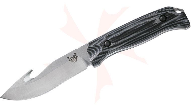 Benchmade Hunt 15003-1 Saddle Mountain Skinner Fixed 4.17 inch S30V Blade with Gut Hook, G10 Handles
