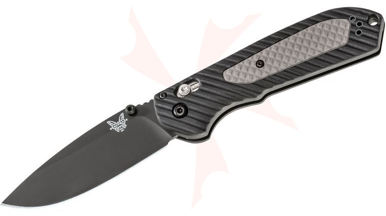 Benchmade Freek Folding Knife 3.6 inch Black S30V Plain Blade, Grivory and Versaflex Handles