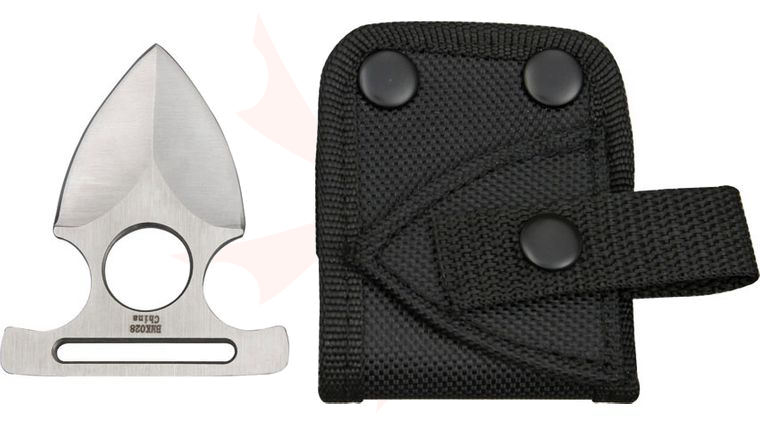 Benchmark Push Dagger, 2-3/4 inch Overall Length, Nylon Belt Sheath