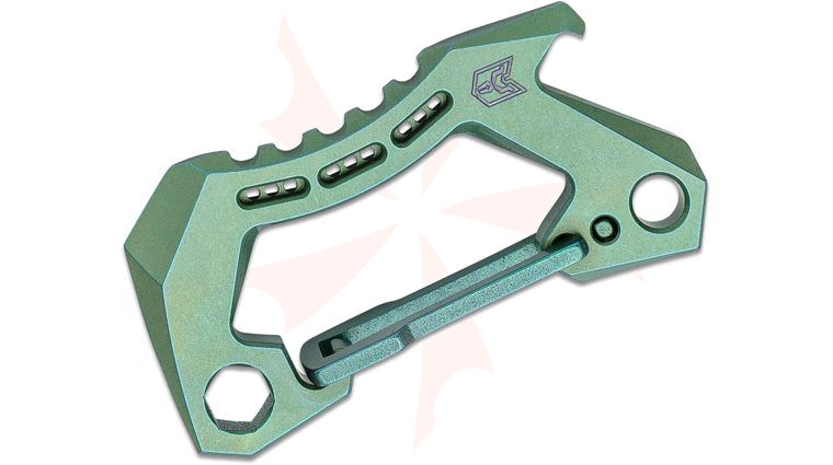 Bestechman Titanium Carabiner, Green