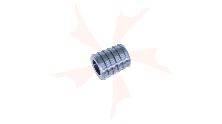 Bestechman Titanium Large Barrel Bead, Blue