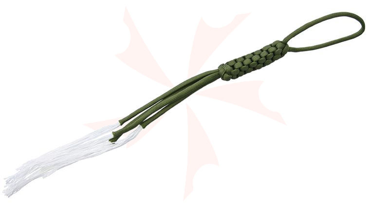 Bestechman Lanyard with Unbound Paracord, Green