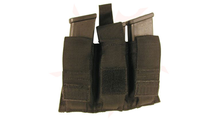 BLACKHAWK! Duty Triple Pistol Mag Pouch w/ TalonFlex, Black