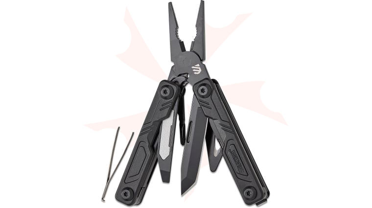 BLACKHAWK! Mini EDC Pocket Multi-Tool, 3.15 inch Closed, Black Zytel Handles
