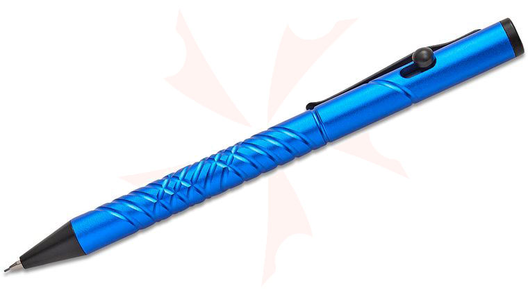BLACKHAWK! Lead-Out Bolt-Action Mechanical Pencil, 5.9 inch Overall, Blue Aluminum