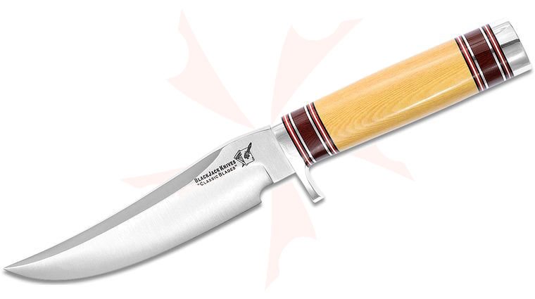 Blackjack Classic Model 127 Fixed Blade 5.875 inch A2 Steel, Antique Ivory Micarta Handle