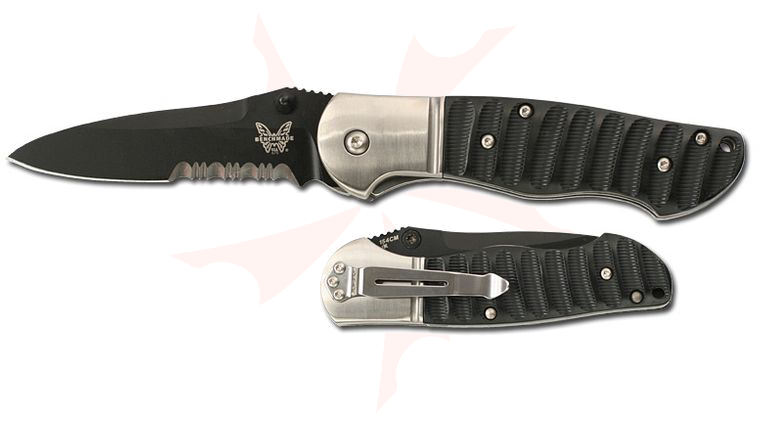 Benchmade Apparition Assisted w/ Zytel Handle & Combo Black Blade