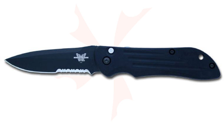 Benchmade AUTO Stryker with Black Combo Edge Spear Point Blade
