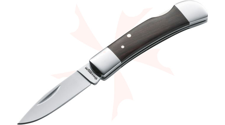 Boker Magnum Jewel Folding Knife 2-1/8 inch Satin Blade, Rosewood Handles (01MB318)