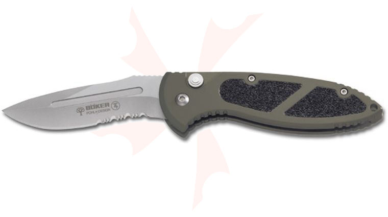 Boker SpeedLock T4 Tactical Folder with 3-3/8 inch Stainless Plain Edge