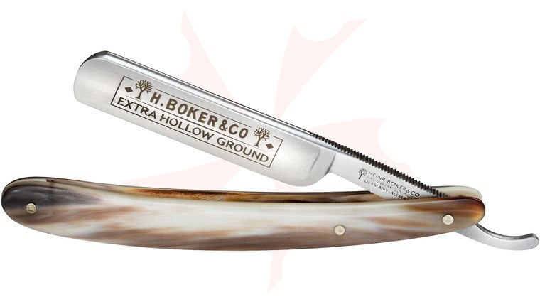Boker H. Boker & Co. Horn Straight Razor 5/8