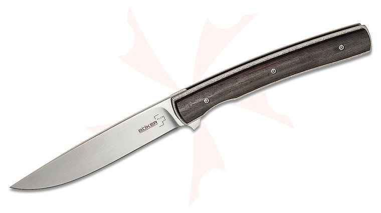 Boker Plus Brad Zinker Urban Trapper Gentleman's Flipper 3.75 inch VG10 Satin Blade, Cocobolo Handles
