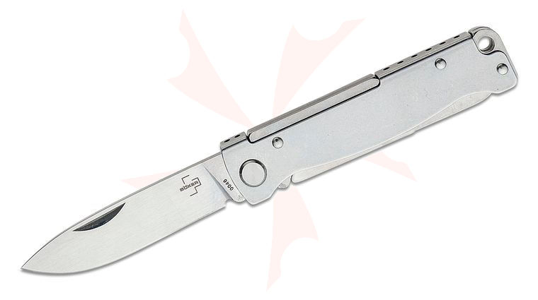 Boker Plus Atlas Gen 2 Multi-Tool Pocket Knife with Scissors, Stonewashed Stainless Steel Handle