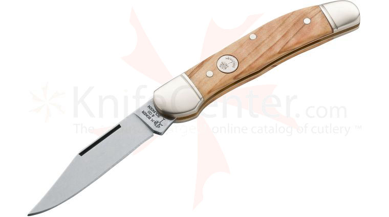 Boker Evergreen Series Special Edition Copperhead with Olive Wood Handle 3-3/4 inch Closed 