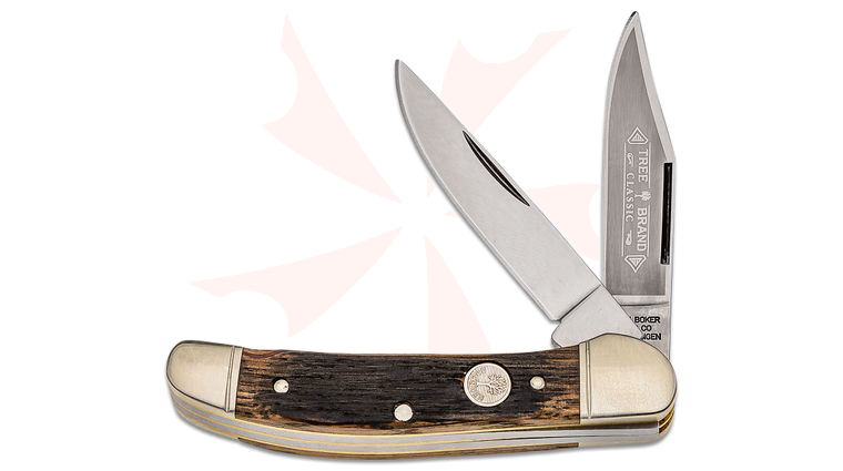 Boker Beer Barrel Copperhead Pocket Knife 3.75 inch Closed