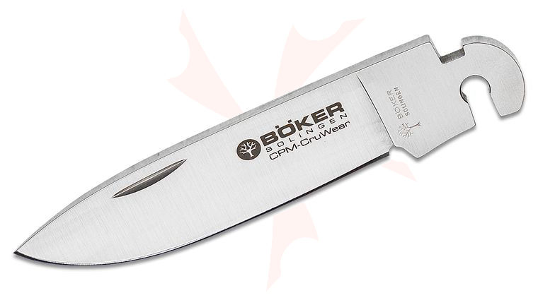 Boker Optima CPM-CruWear Drop Point Replacement Blade