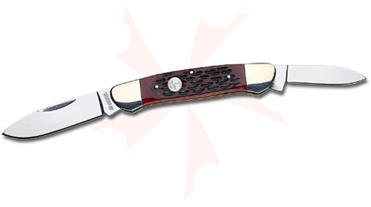 Boker Magnum Bonsai Canoe w/ Red Bone Handle , 3.625
