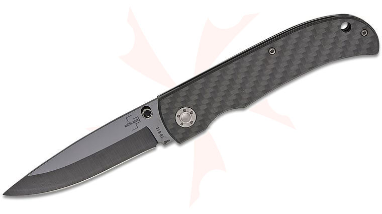 Boker Plus Anti-Grav Folding Knife 3.25 inch Ceramic Blade, Carbon Fiber Handles