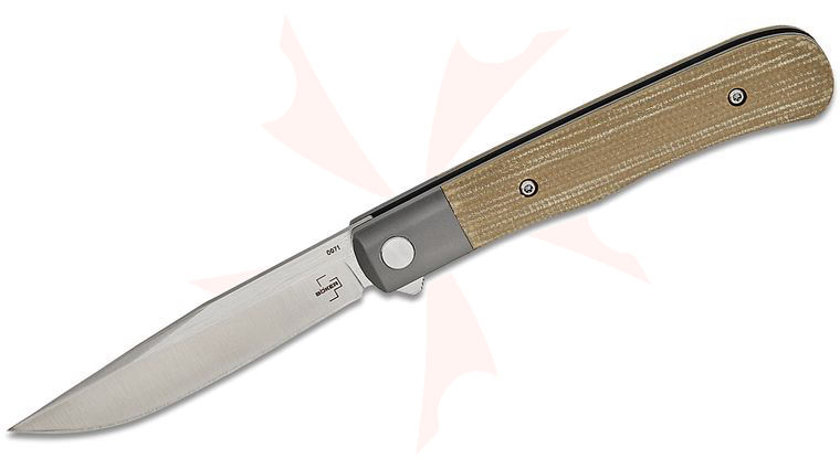 EDR-21 K501F Boker Plus Modern Trapper Uno Flipper Knife 3.23