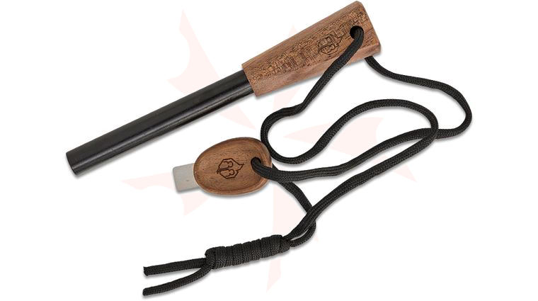 Boker Naturensohne Magnesium Fire Starter, Walnut Wood Handle