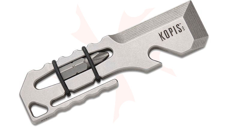 Boker Plus Kopis Designs Grift Multi-Purpose Pry Tool, Stonewashed Stainless Steel