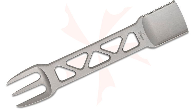 Boker Plus Metalbite Multi-Function Utensil, Bead Blasted Titanium PVD Stainless Steel