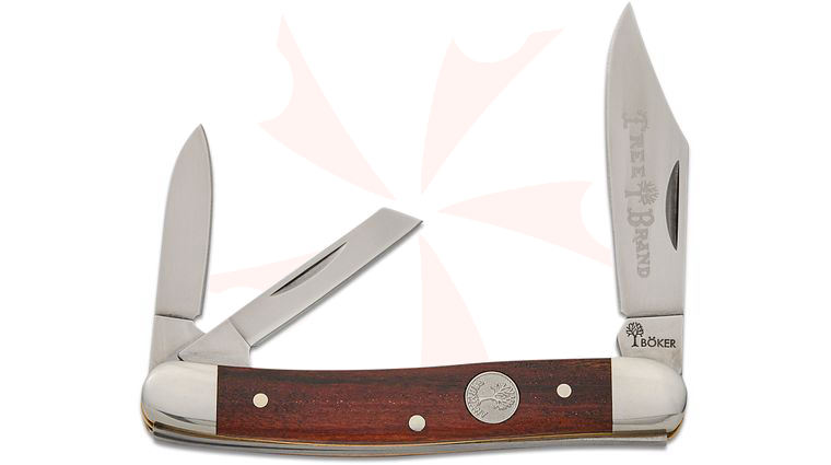 Boker Traditional Series 2.0 Whittler Pocket Knife, Rosewood Handles, D2 Blade 3.5 inch Closed