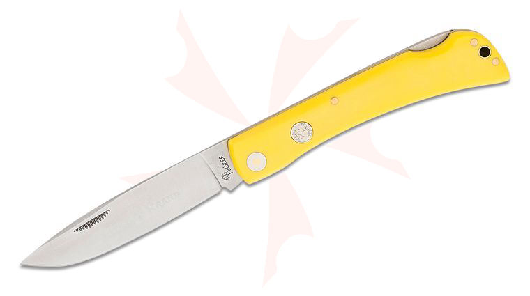 Boker Traditional Series 2.0 Big Range Buster, D2 Blade Yellow Delrin Handles