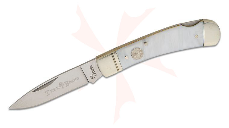 Boker Traditional Series 2.0 Copperhead Lockback Folding Knife 2.75 inch D2 Clip Point Blade, Faux Mother of Pearl Handles