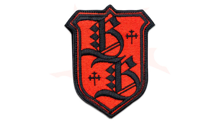 Borka Blades Red/Black Logo Patch