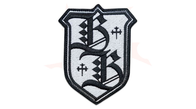 Borka Blades White/Black Logo Patch