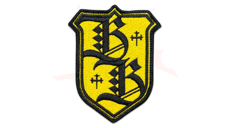 Borka Blades Yellow/Black Logo Patch