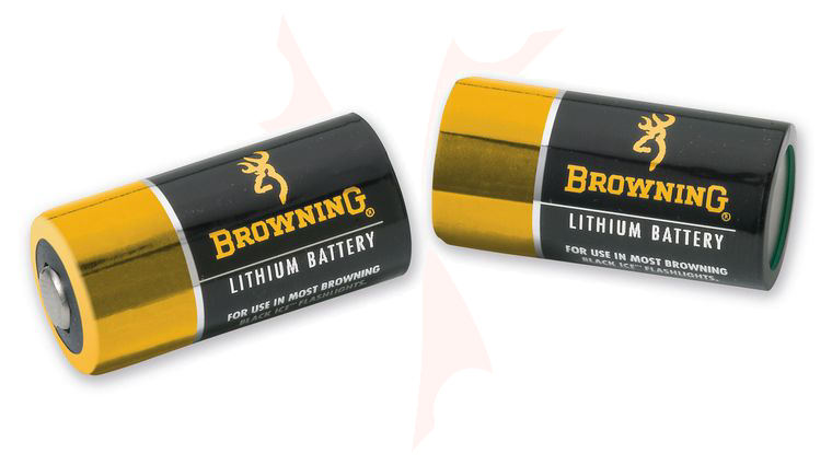 Browning CR123A Lithium-Ion Batteries, 2-Pack