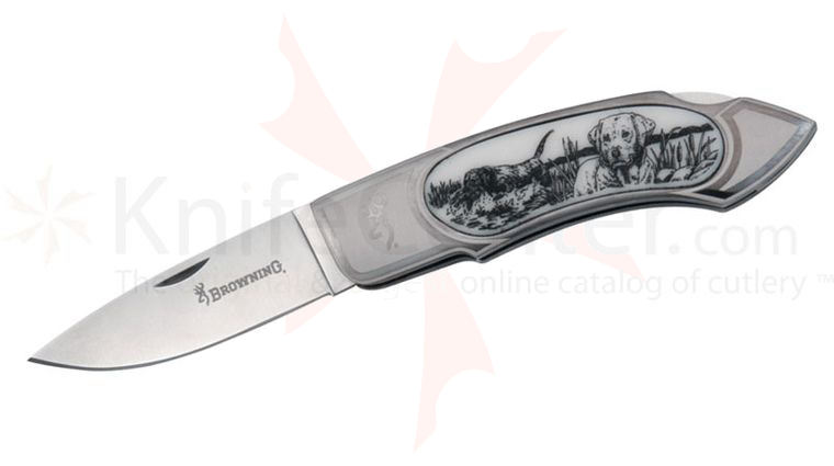 Browning Lab Scrimshaw Folder, 4-1/4