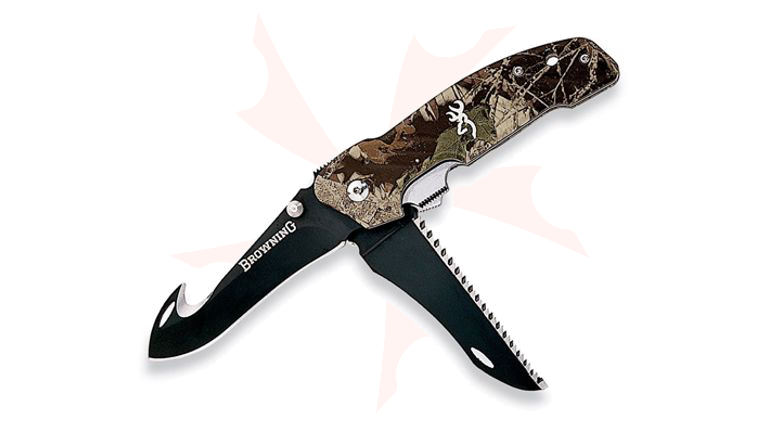 Browning Extreme F.D.T. 2 Blade Mossy Oak Handle 3.5