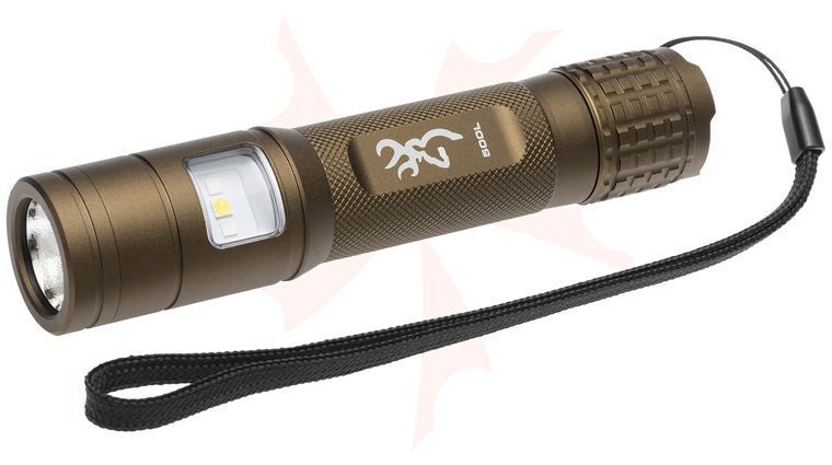 Browning Ridgeline AAA LED Flashlight, Bronze Aluminum Body, 500 Max Lumens