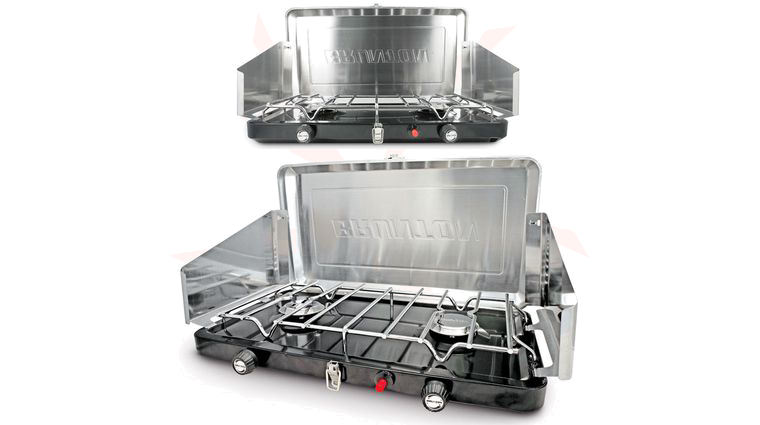 Brunton Gannett™ Two Burner Stainless Steel Camping Stove