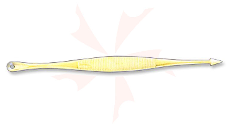 Camila 4.5 inch Black Head Remover - Gold Plated
